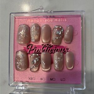 Pinklicious Handmade Nail Set - Pink